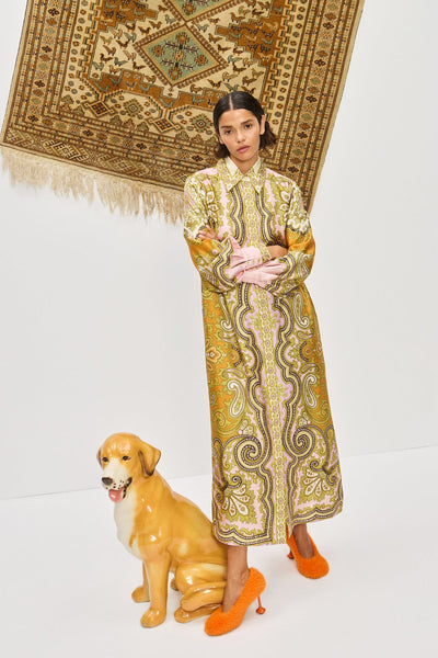 The Clemenza Silk Shirtdress