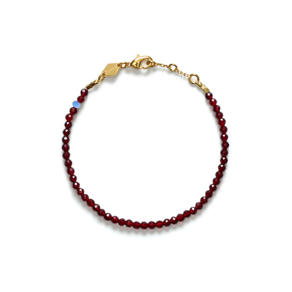 The Tan Line Bracelet in Deep Burgundy