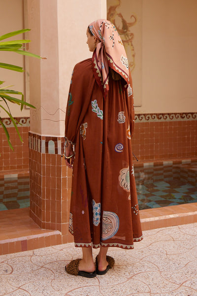 The Laurence Tie Front Shirtdress