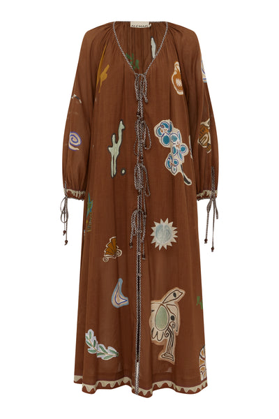 The Laurence Tie Front Shirtdress