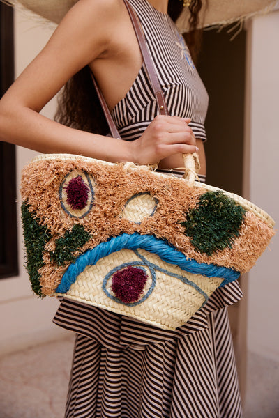 The Michelle Tufted Midi Basket