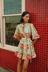 The Ruba Mini Dress Maya Tile