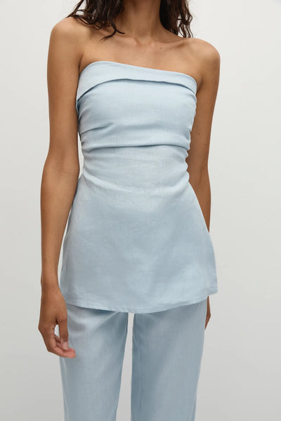 The Boe Tunic Top in Sky Blue