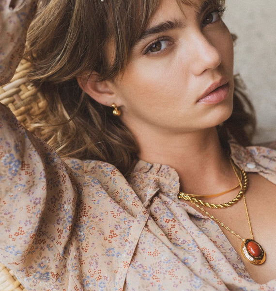 The Drop Of Gold Earrings