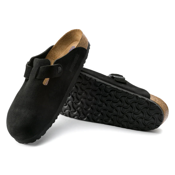The Boston in SFB Black Suede Leather