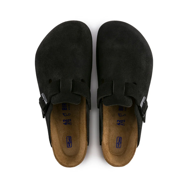 The Boston in SFB Black Suede Leather